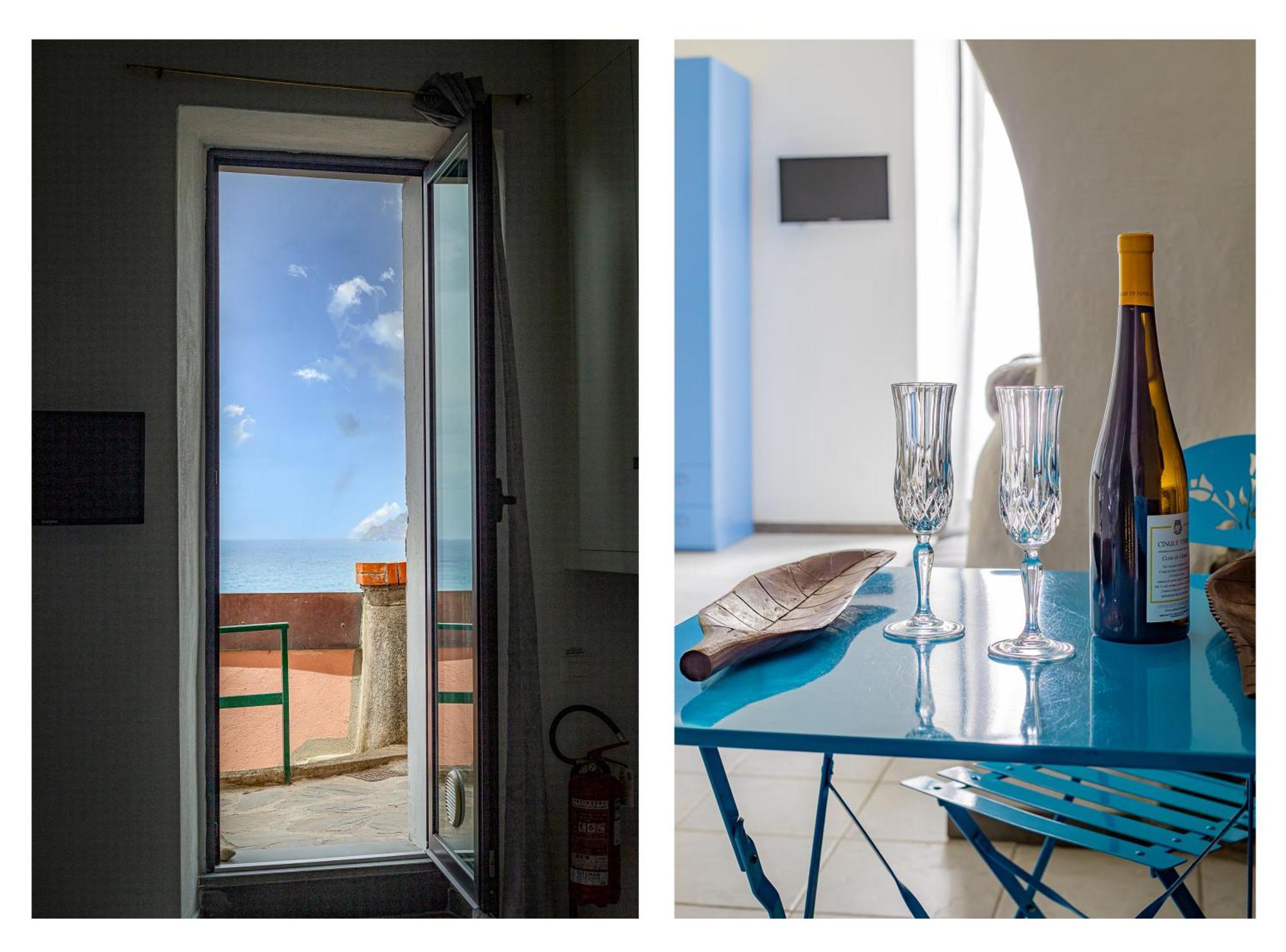 Pepita Apartment , Big Window To The Sea مانارولا المظهر الخارجي الصورة